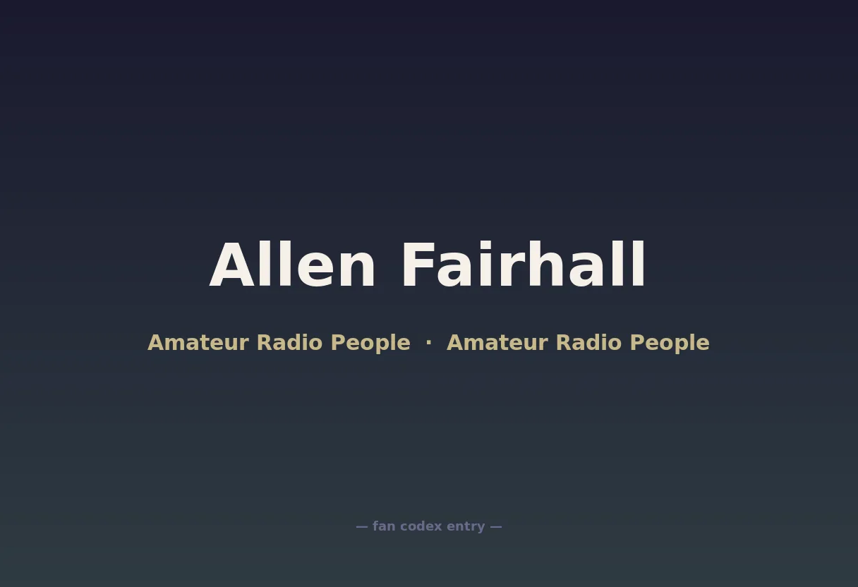 Allen Fairhall