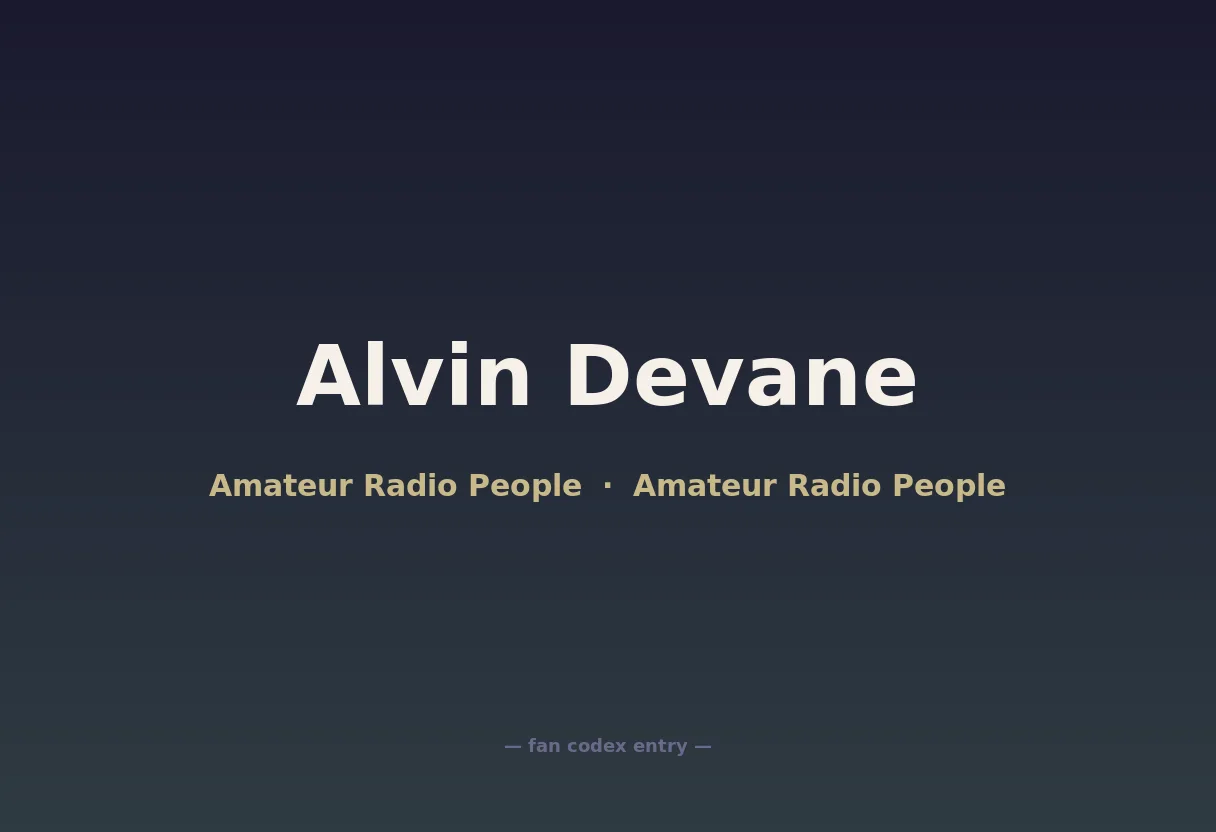 Alvin Devane