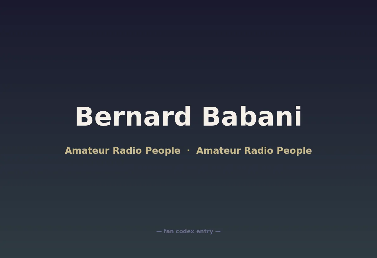 Bernard Babani