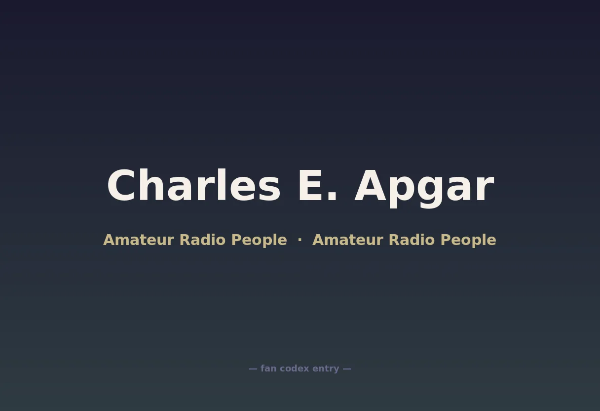 Charles E. Apgar