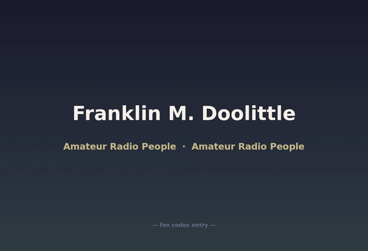 Franklin M. Doolittle