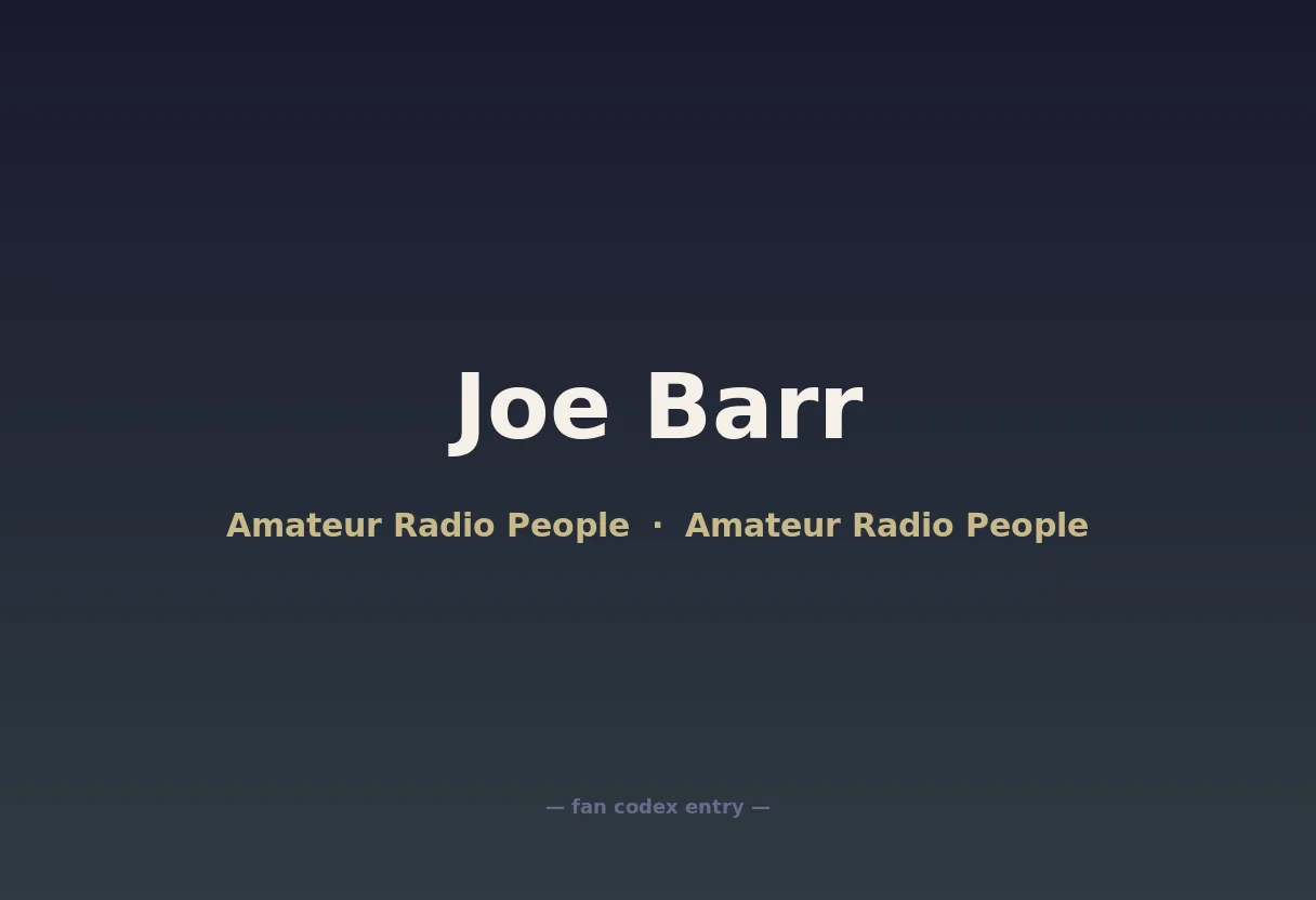 Joe Barr