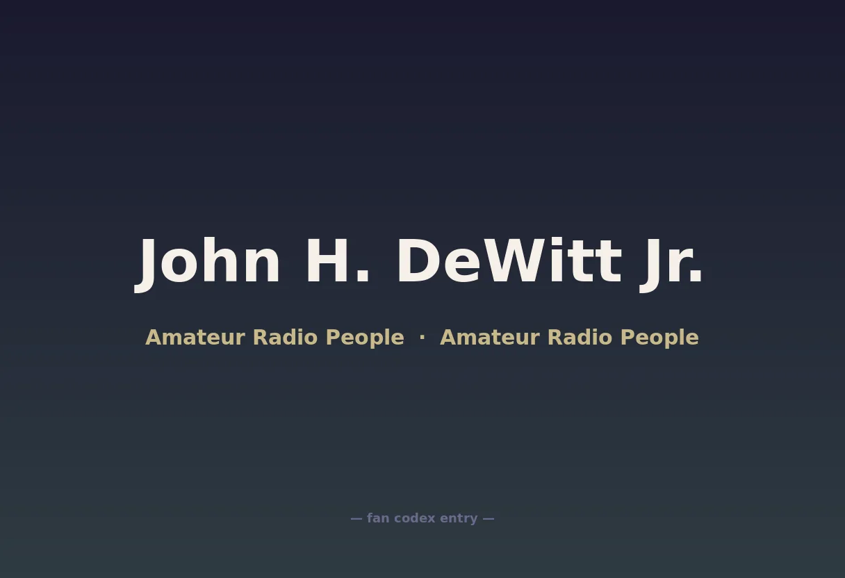 John H. DeWitt Jr.