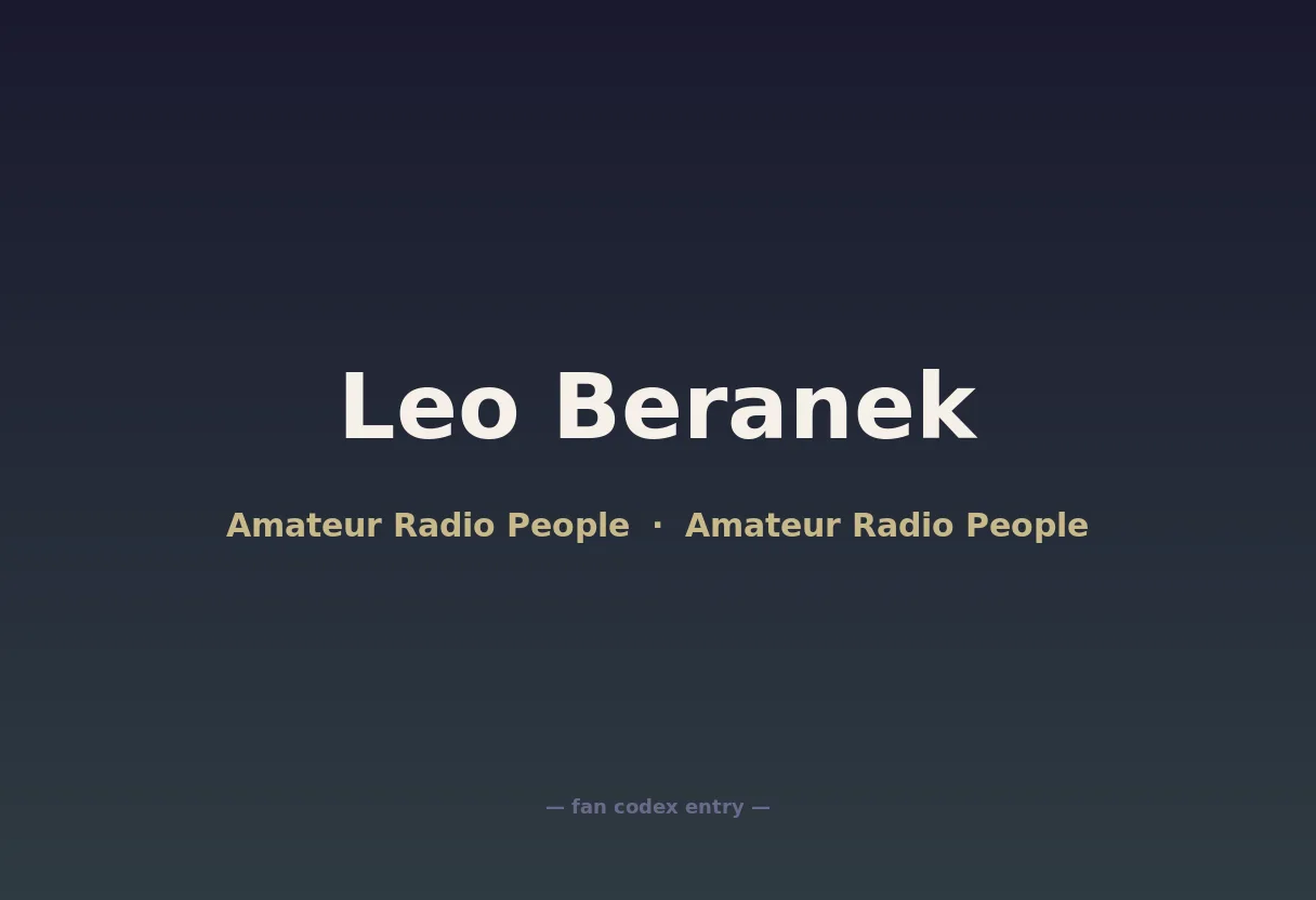 Leo Beranek