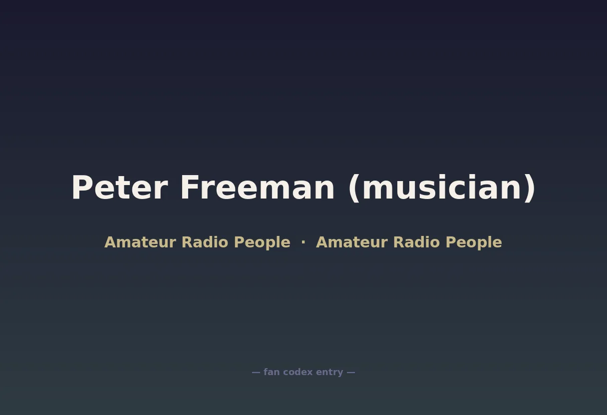 Peter Freeman (musician)