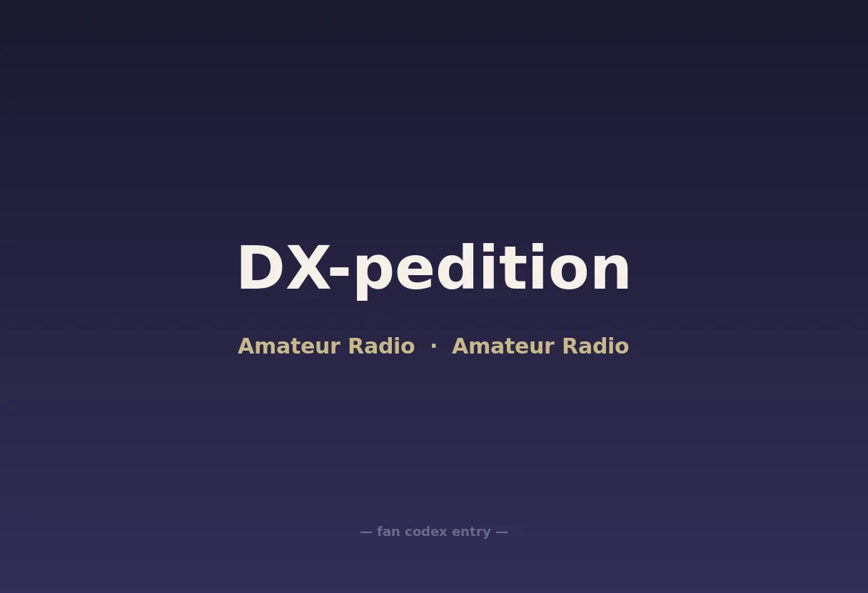 DX-pedition