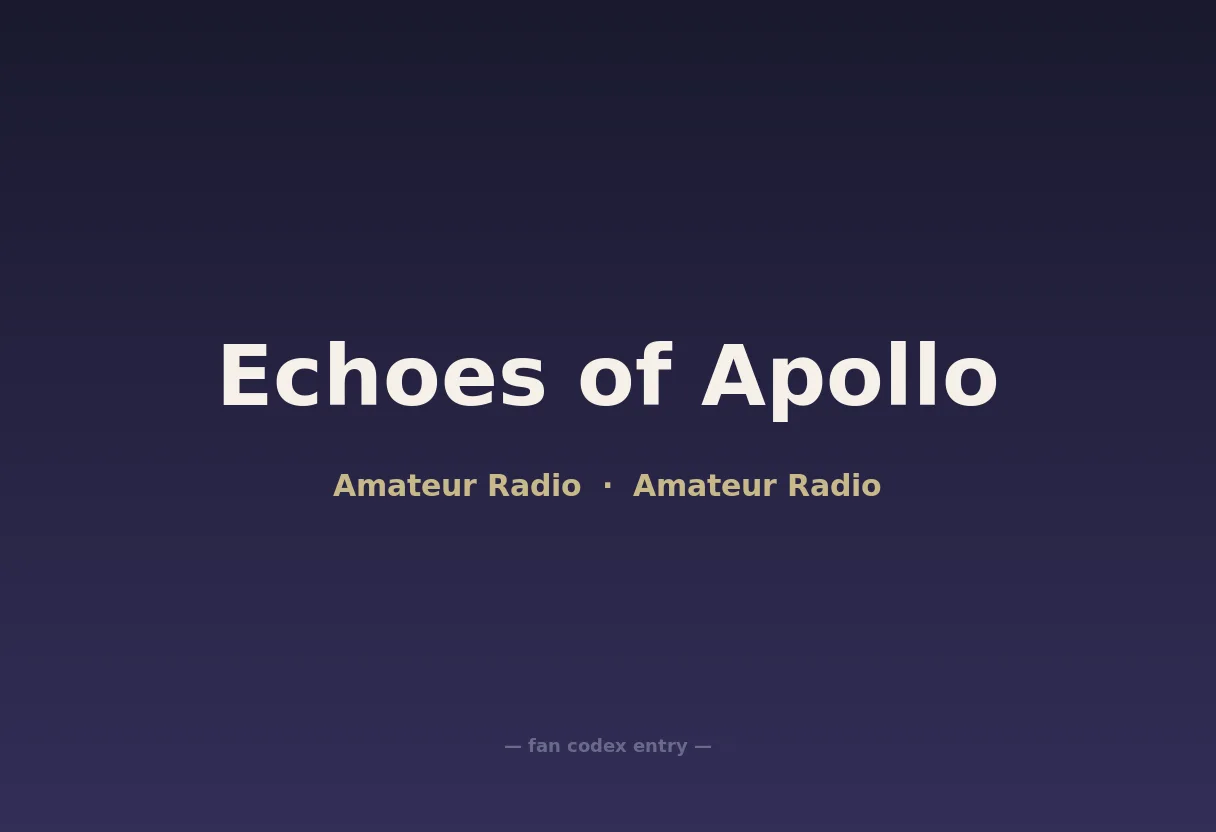 Echoes of Apollo