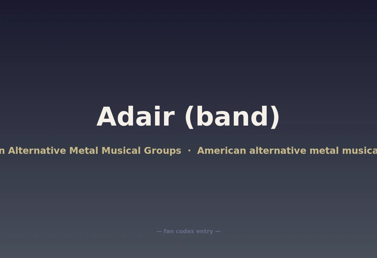 Adair (band)