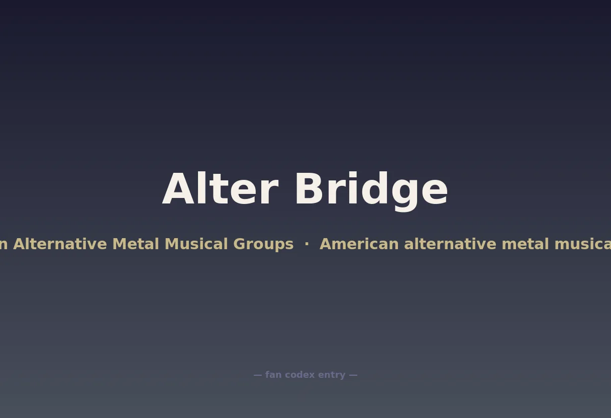 Alter Bridge