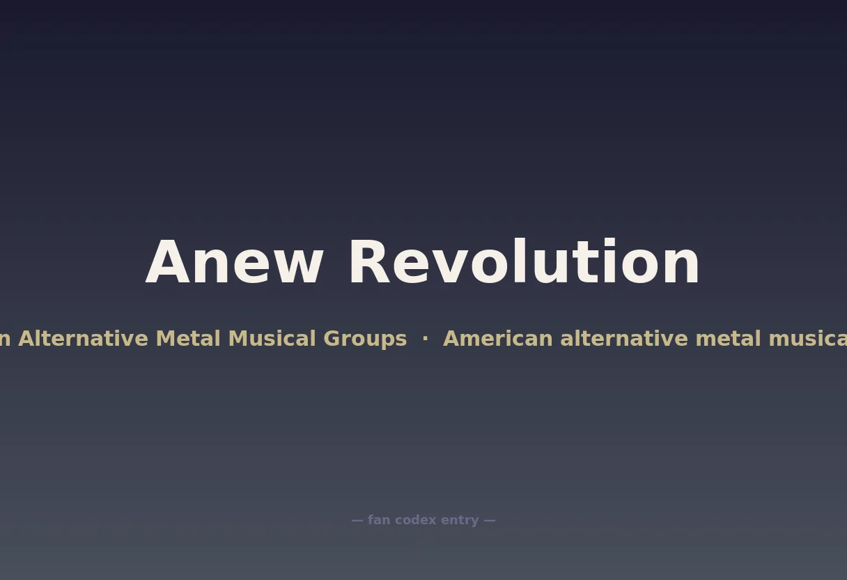 Anew Revolution