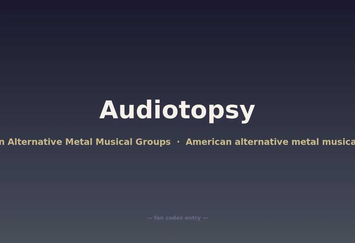 Audiotopsy