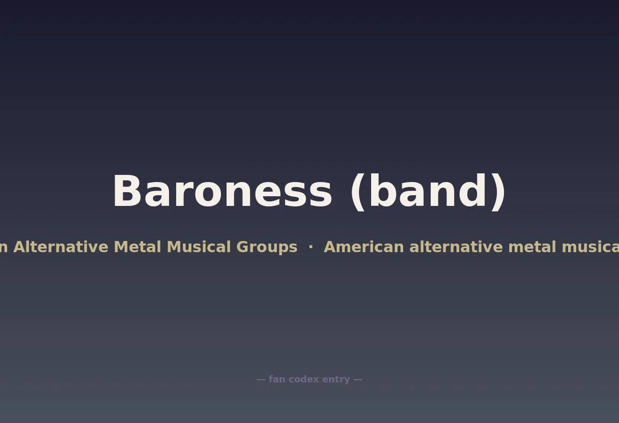 Baroness (band)