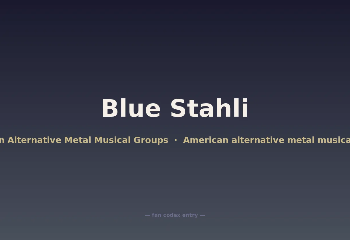 Blue Stahli