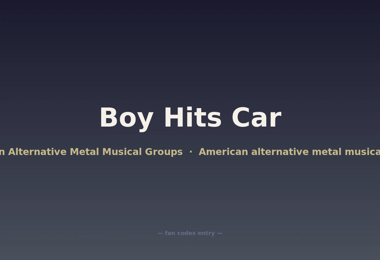 Boy Hits Car