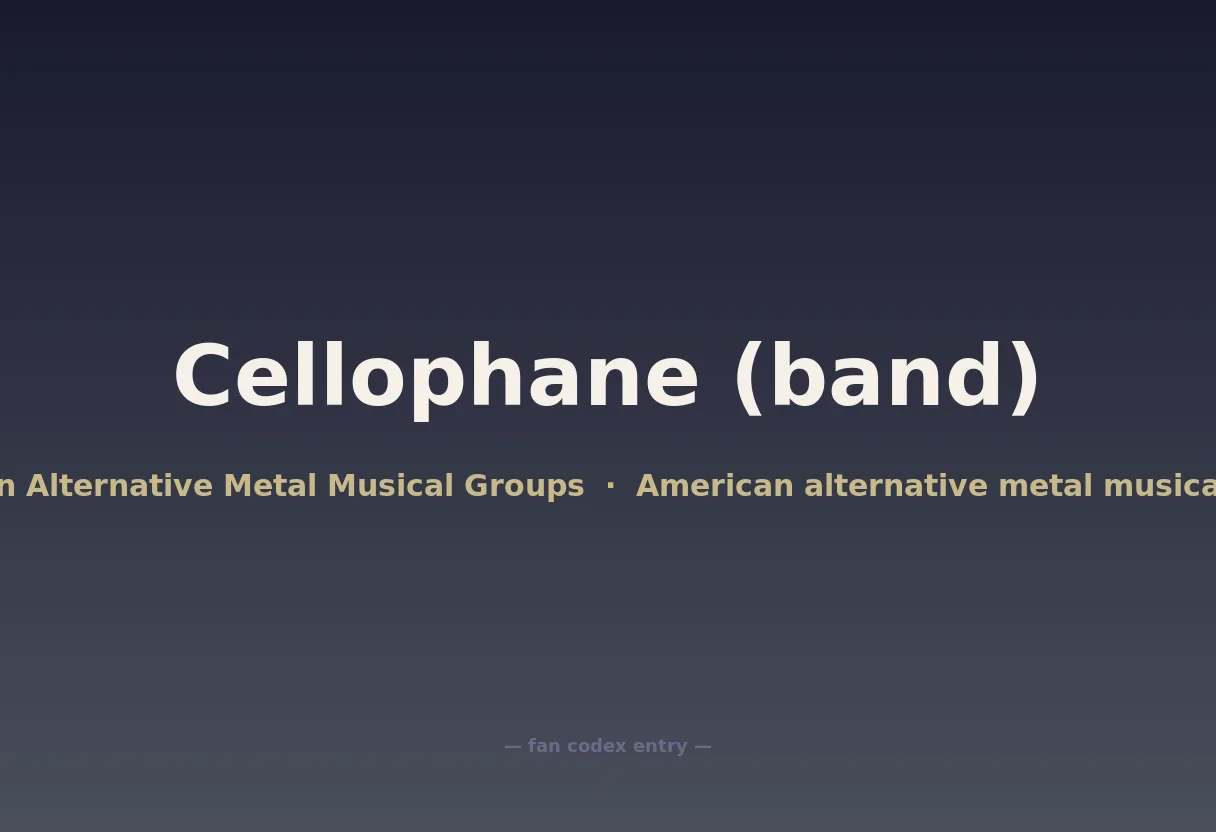 Cellophane (band)