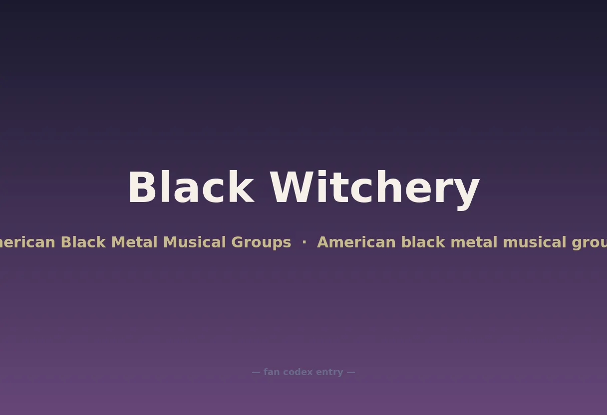 Black Witchery