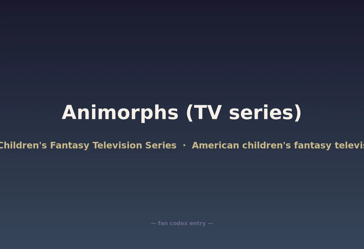 Animorphs (TV series)
