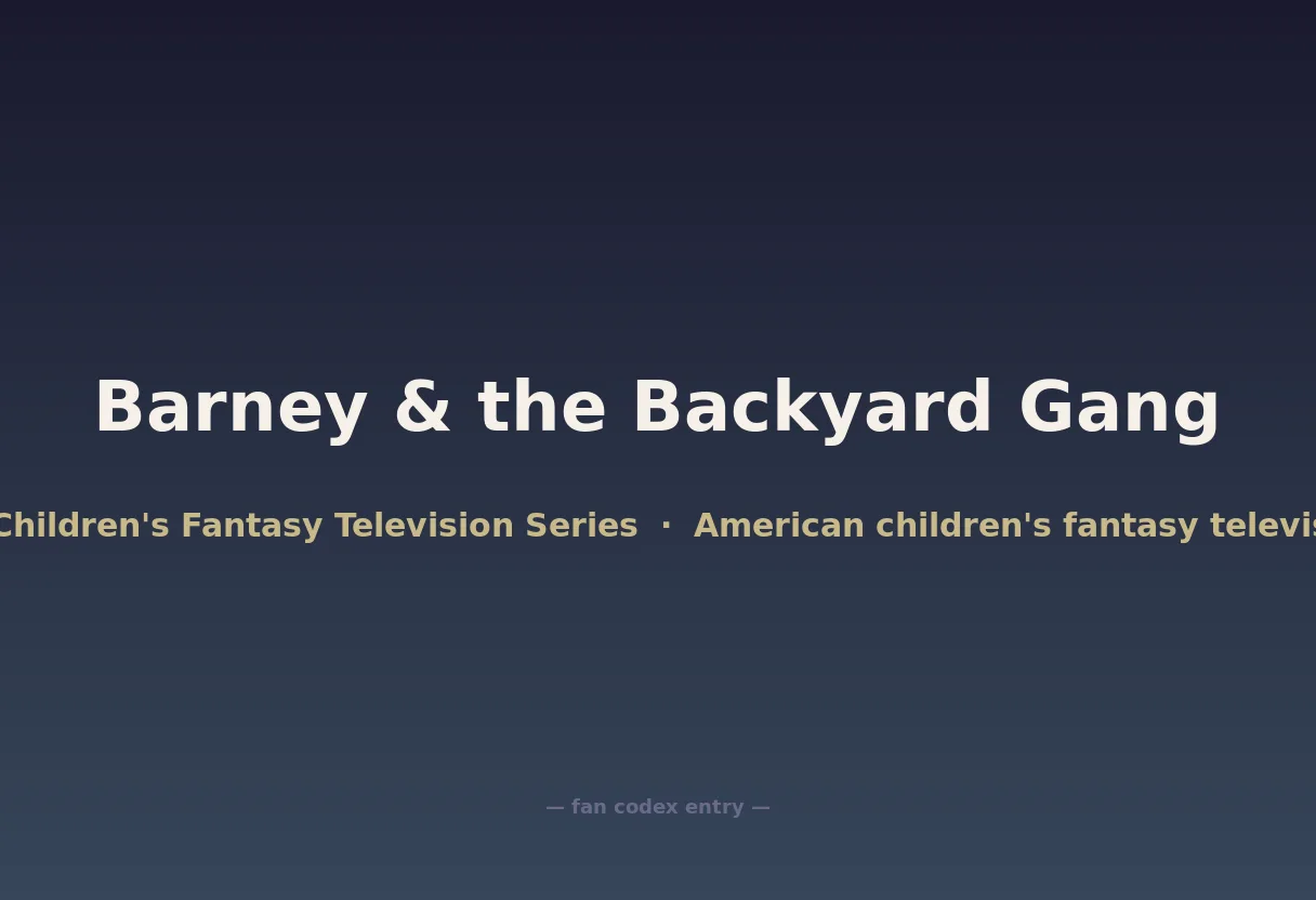 Barney & the Backyard Gang