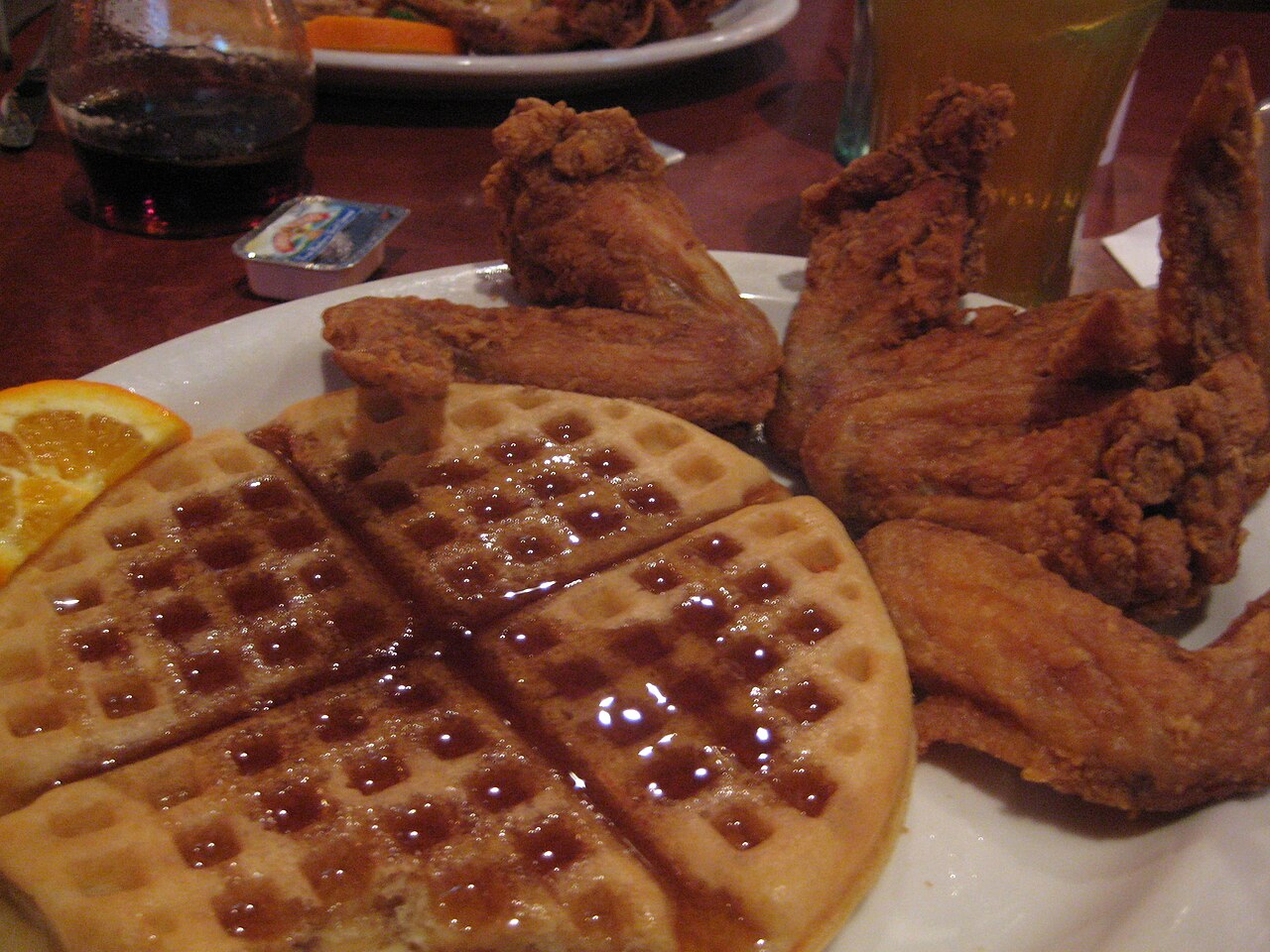 Chicken and waffles