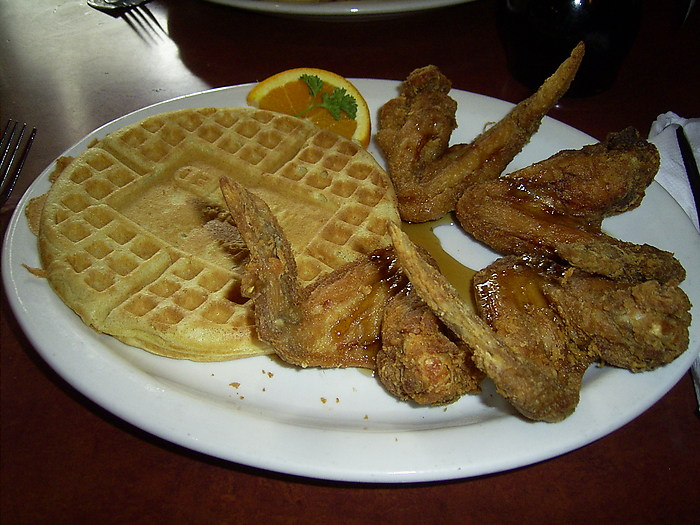 Chicken and waffles