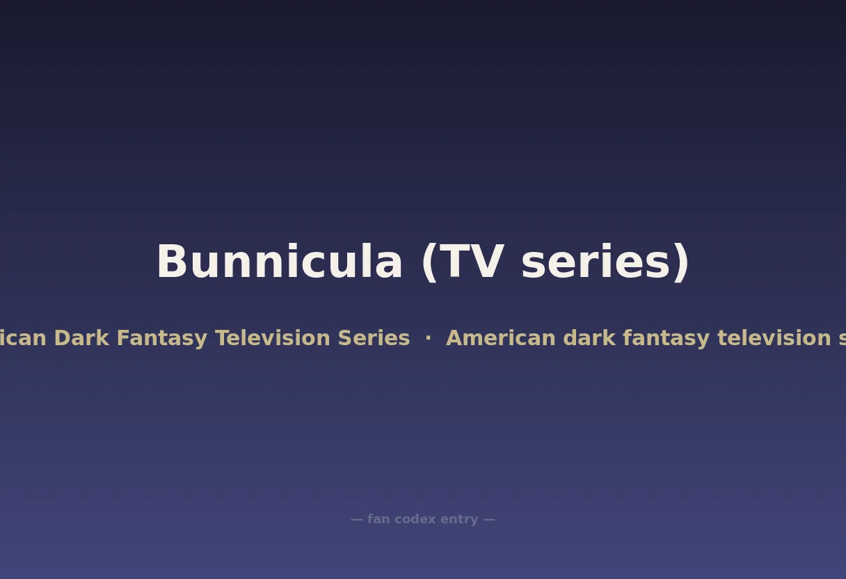 Bunnicula (TV series)