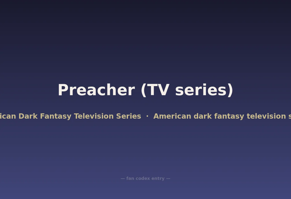Preacher (TV series)