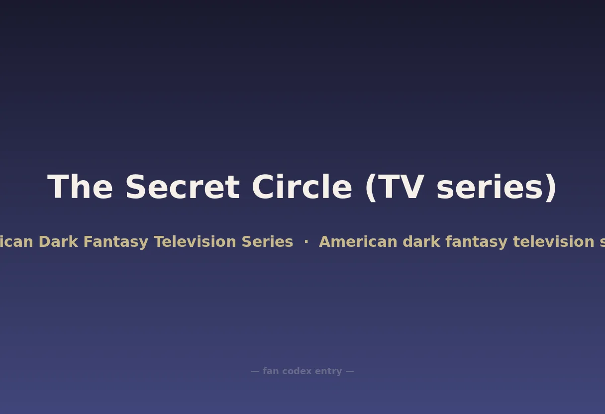 The Secret Circle (TV series)