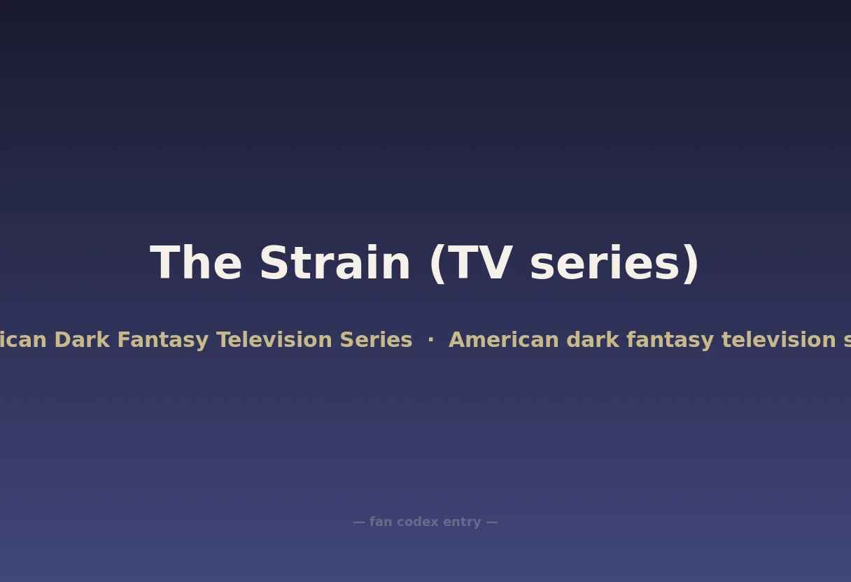 The Strain (TV series)