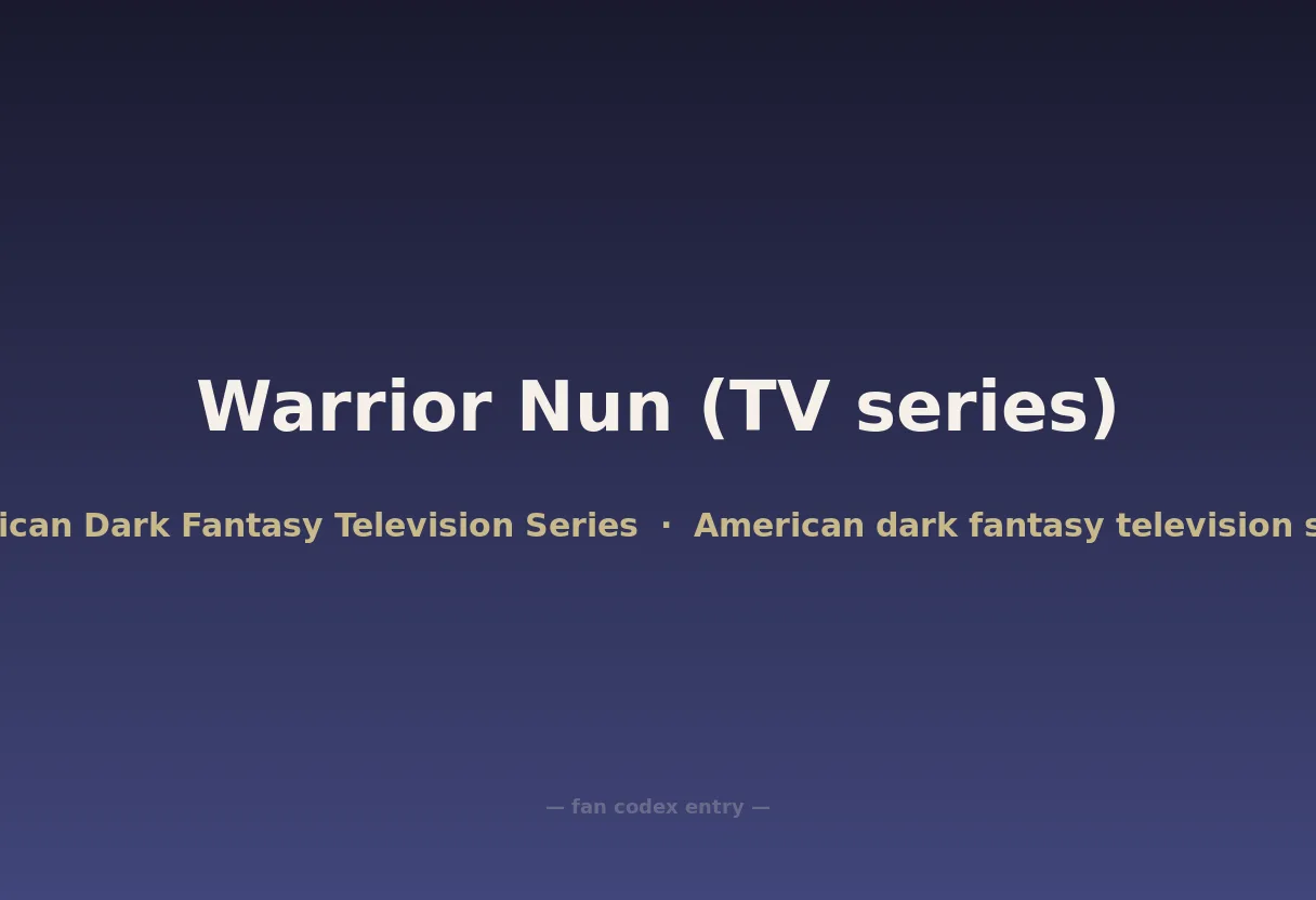 Warrior Nun (TV series)