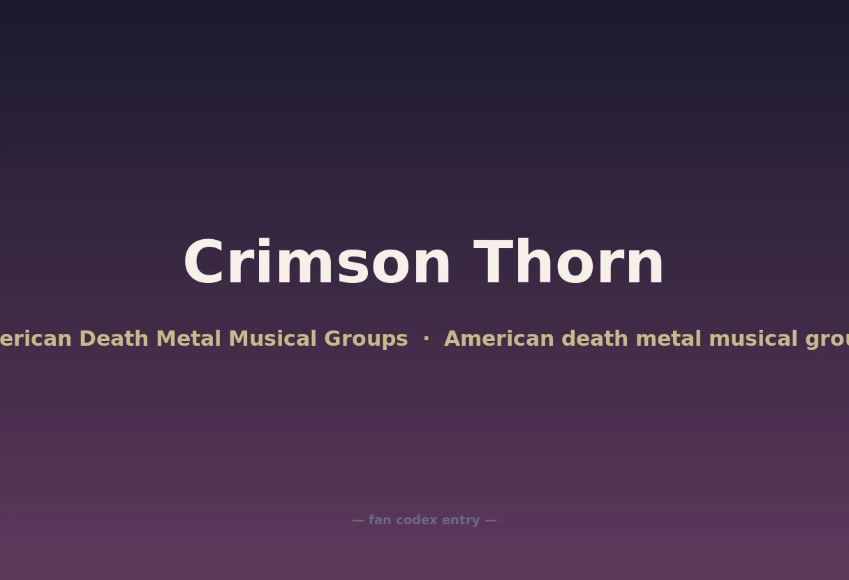Crimson Thorn