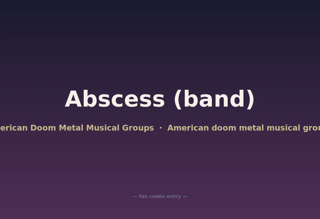 Abscess (band)