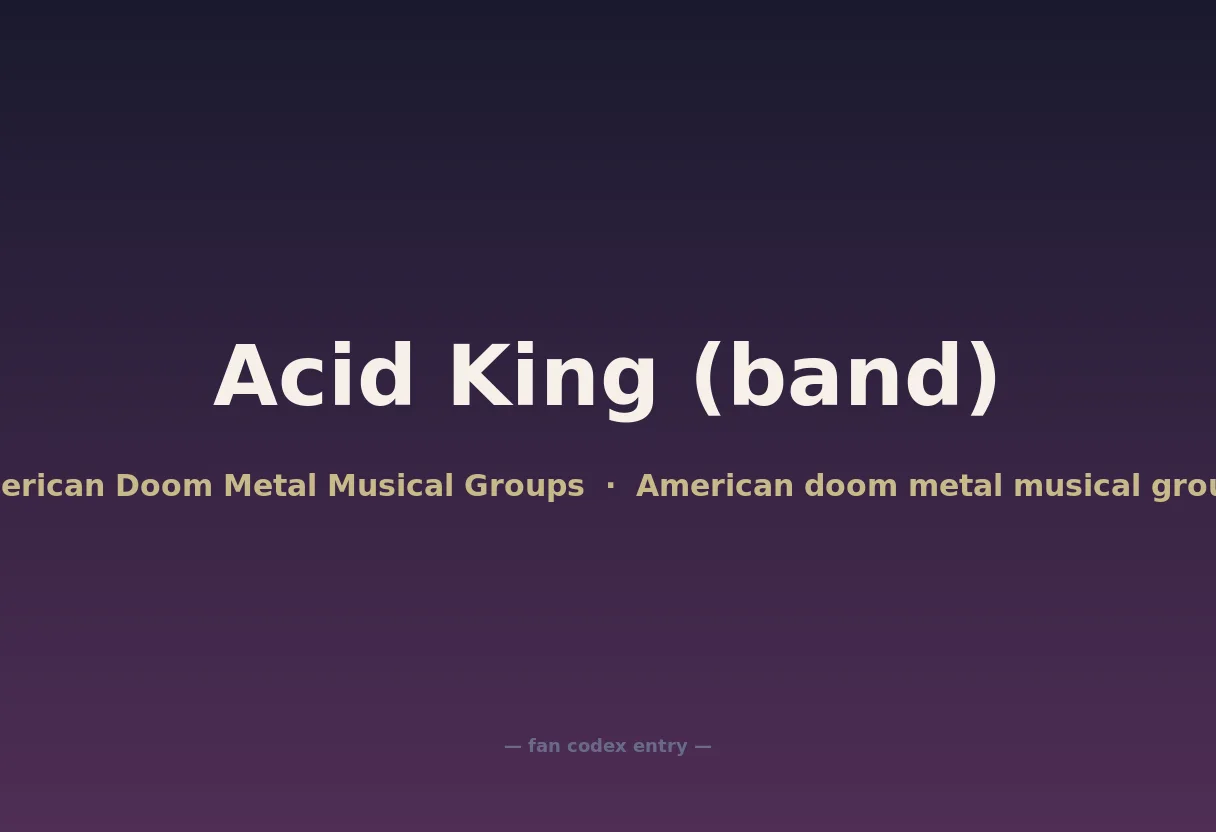 Acid King (band)