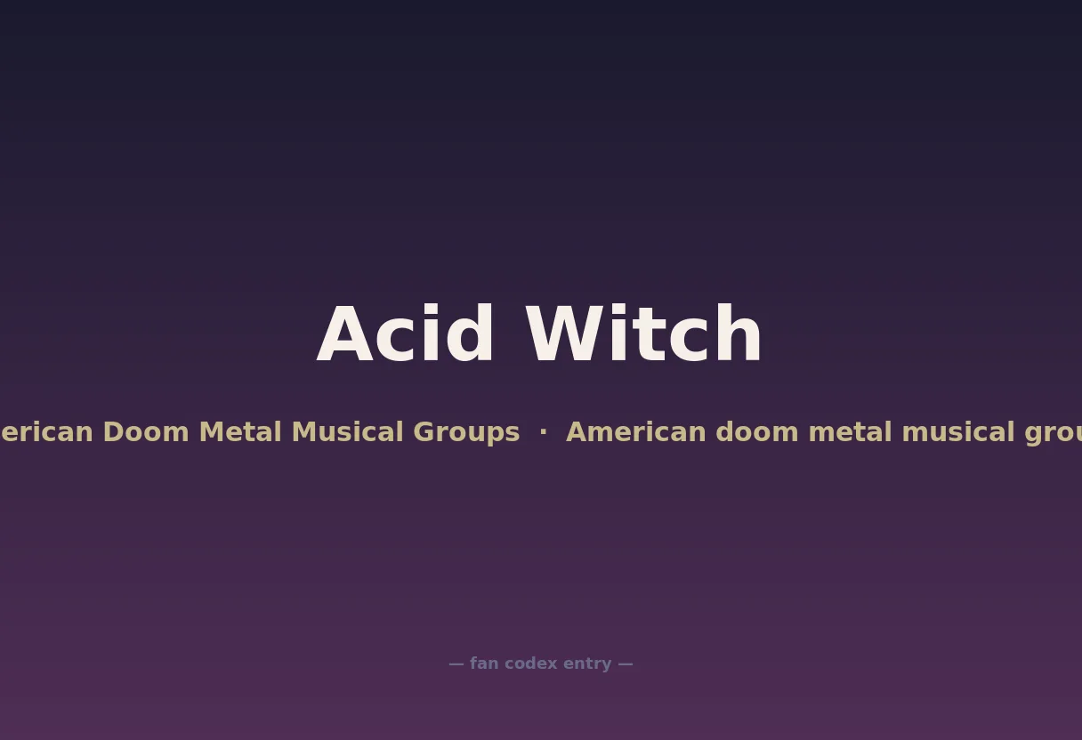 Acid Witch