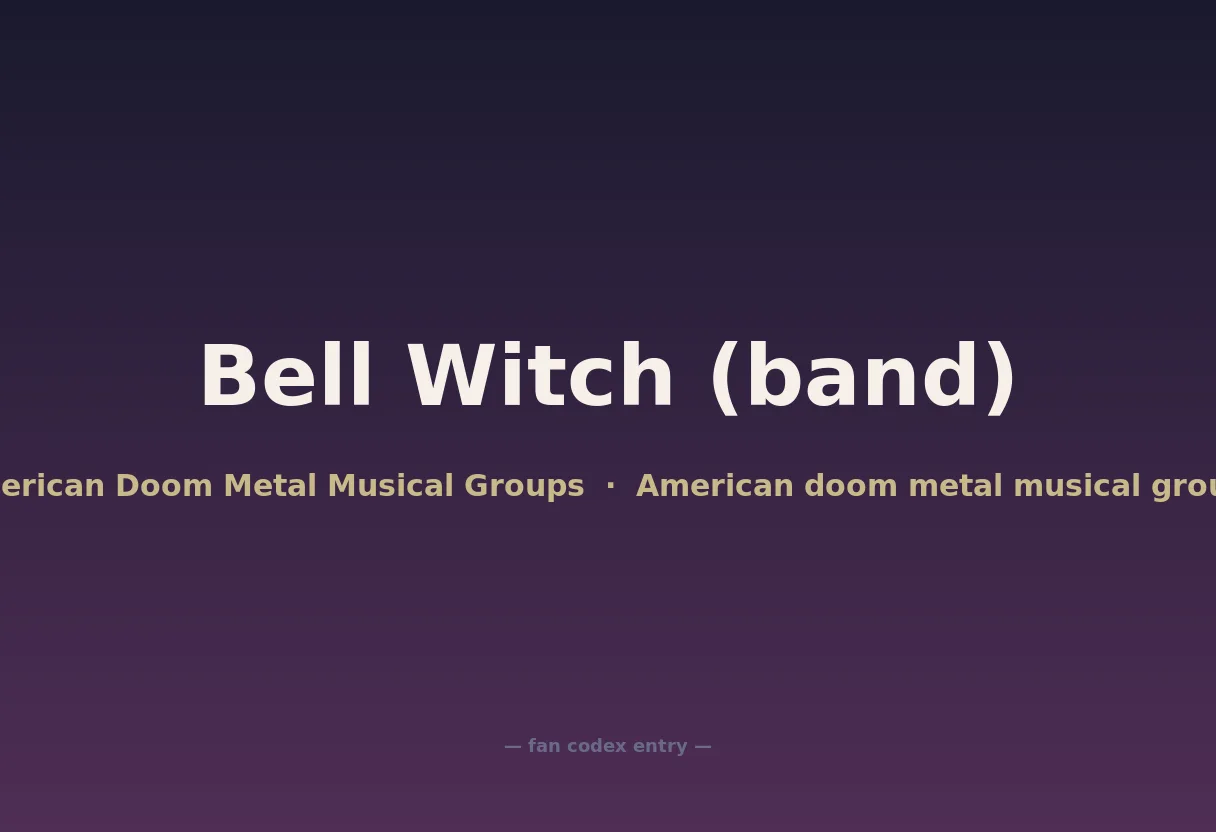 Bell Witch (band)