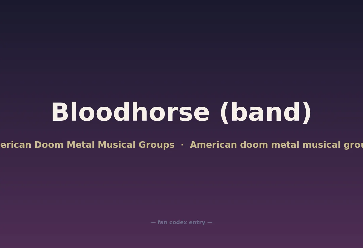 Bloodhorse (band)