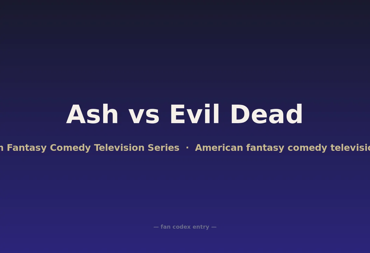 Ash vs Evil Dead