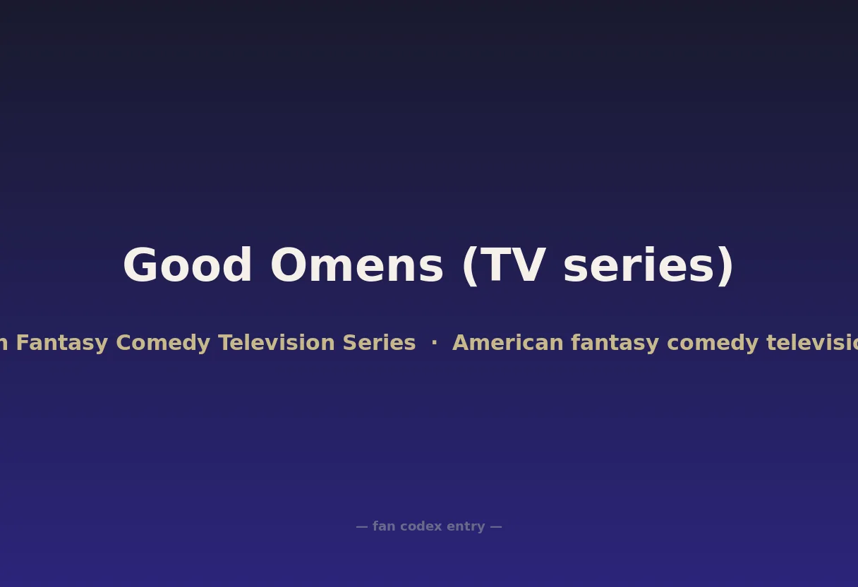 Good Omens (TV series)