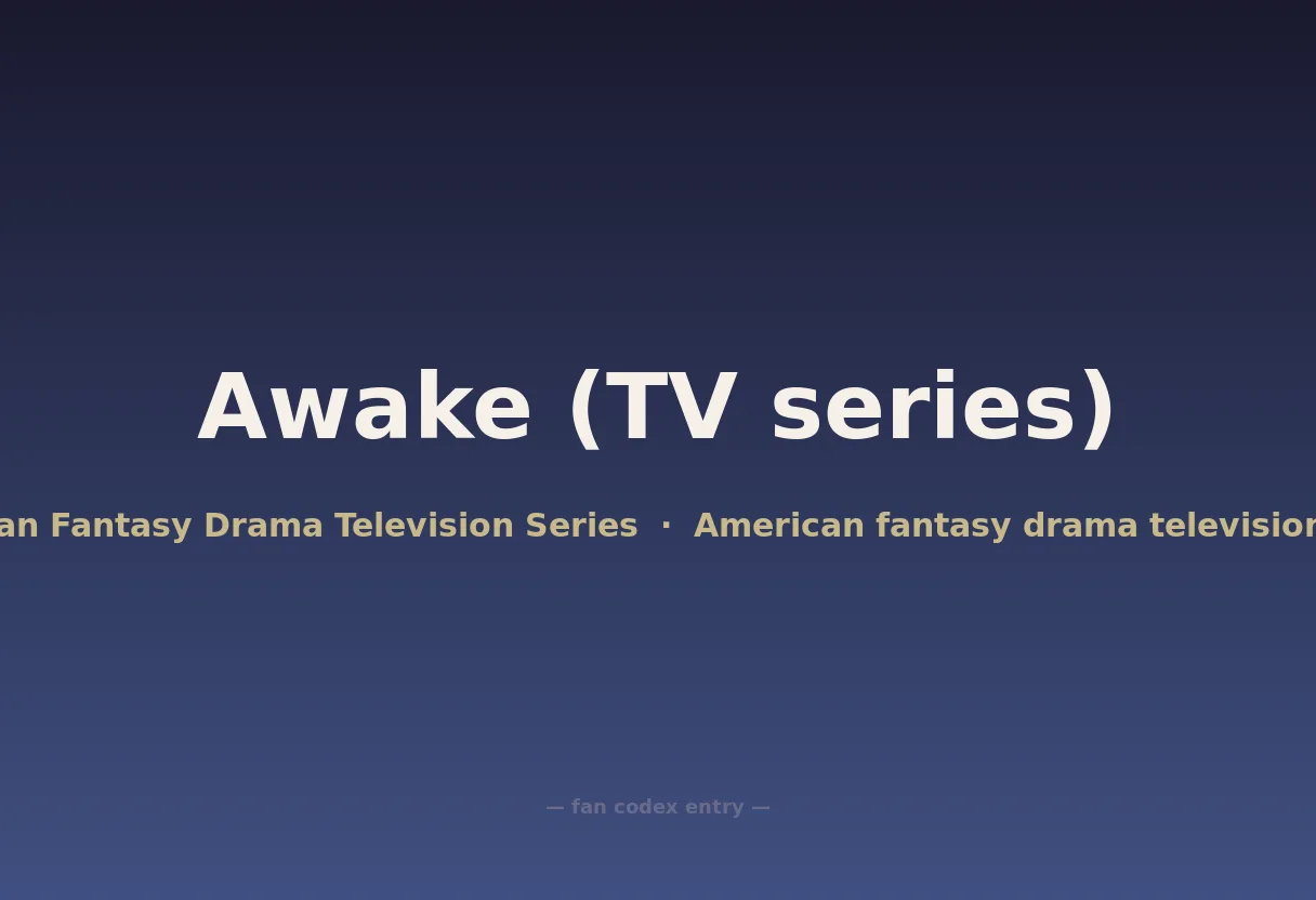 Awake (TV series)