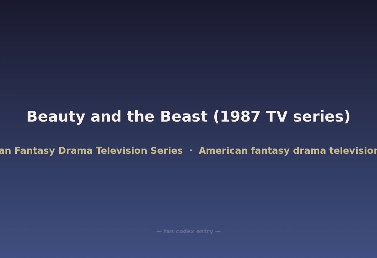 Beauty and the Beast (1987 TV series)