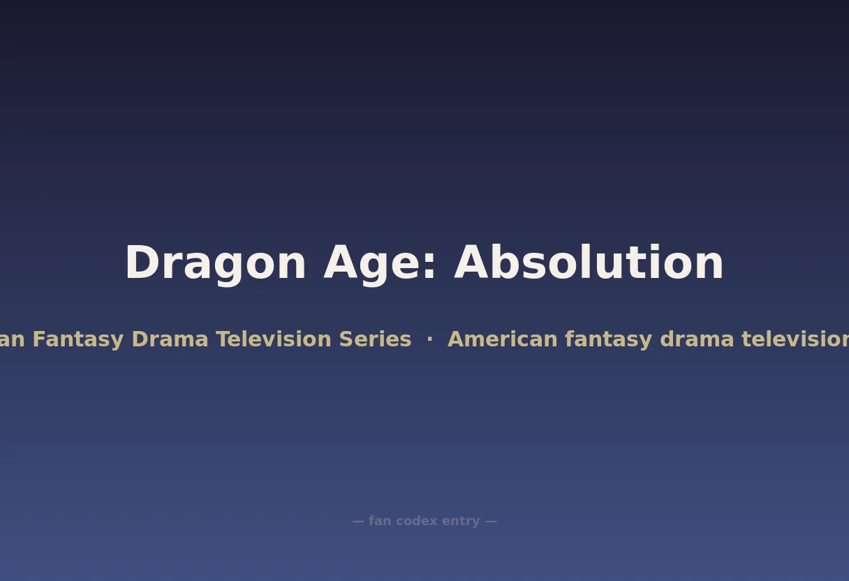 Dragon Age: Absolution