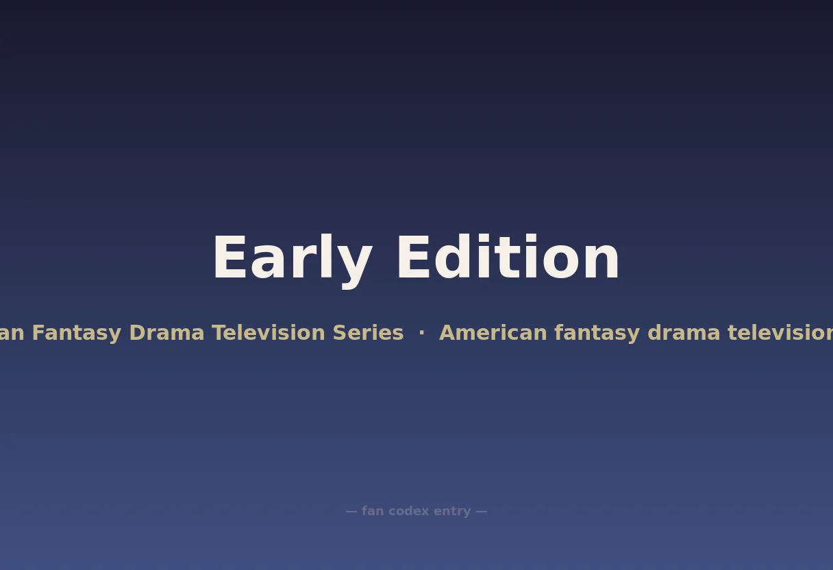 Early Edition