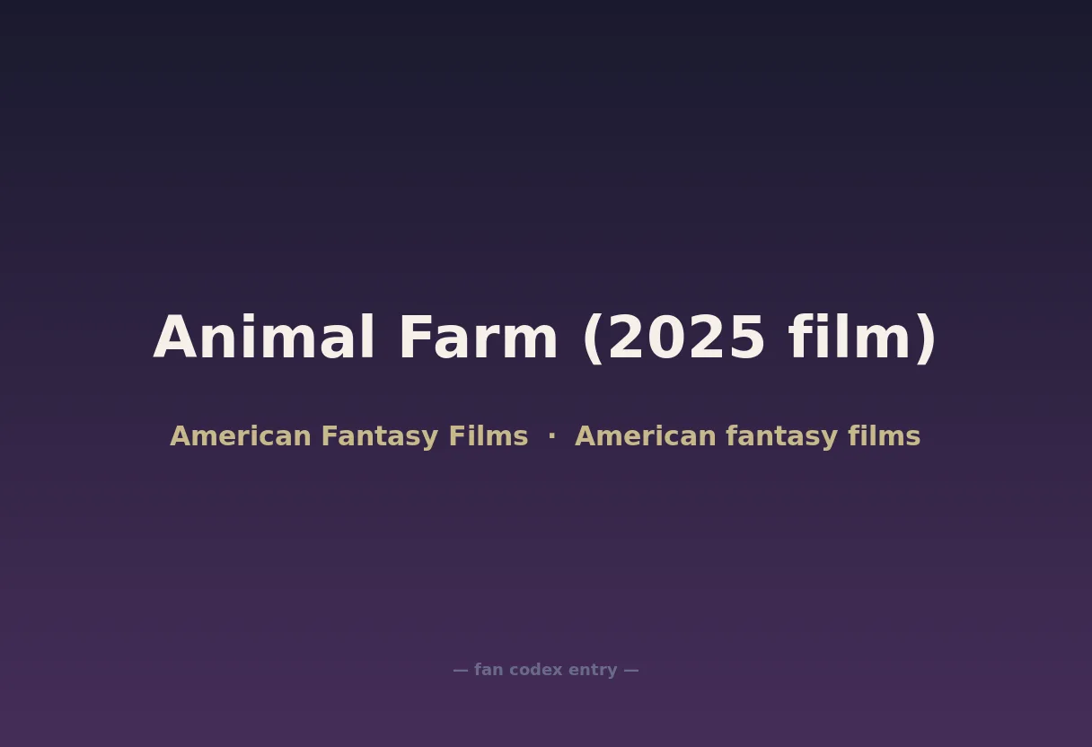 Animal Farm (2025 film)