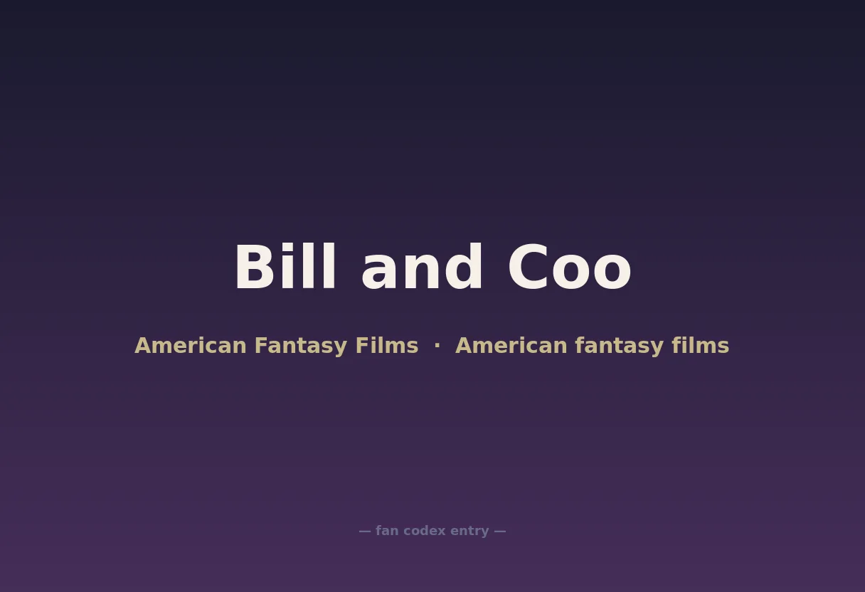 Bill and Coo