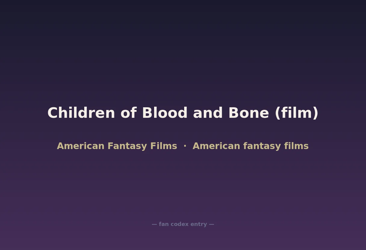 Children of Blood and Bone (film)