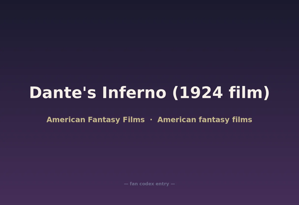 Dante's Inferno (1924 film)