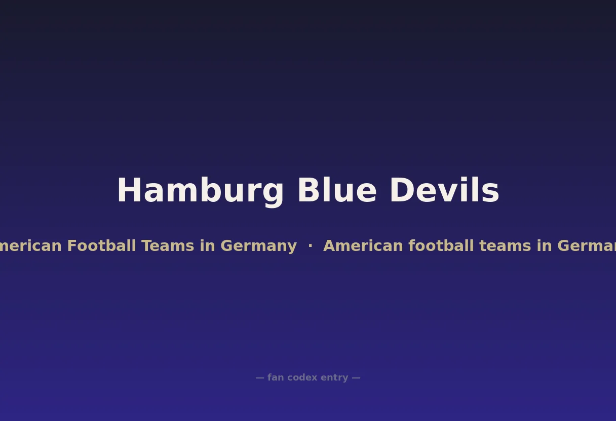 Hamburg Blue Devils