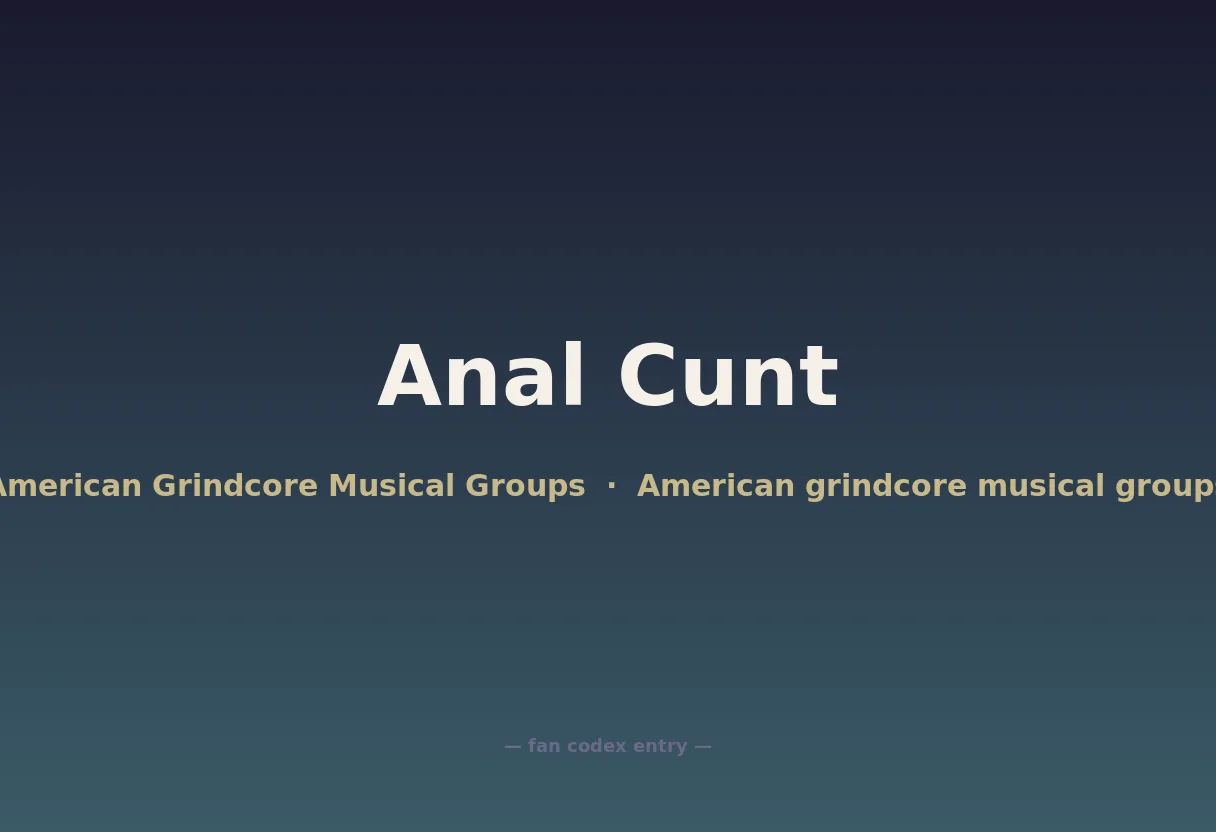 Anal Cunt