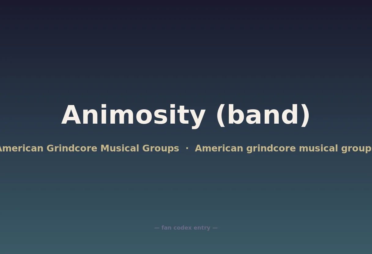 Animosity (band)
