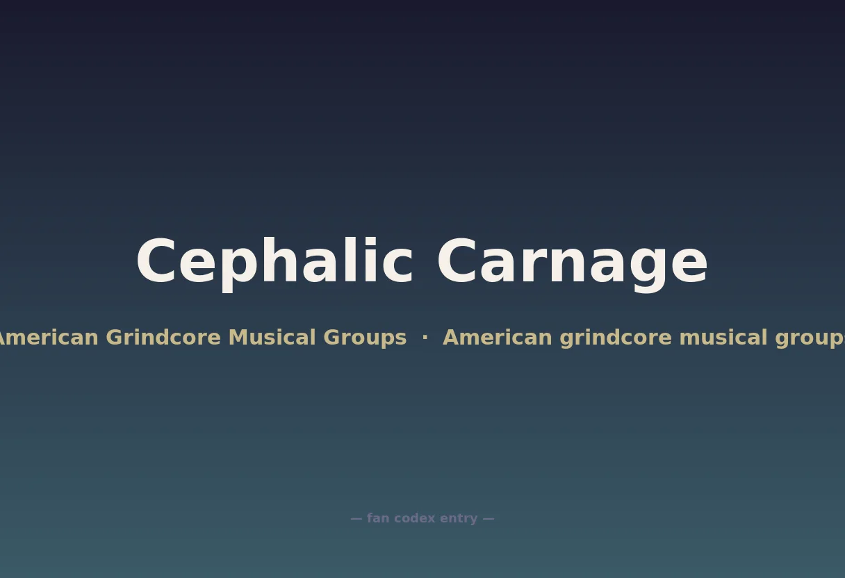 Cephalic Carnage