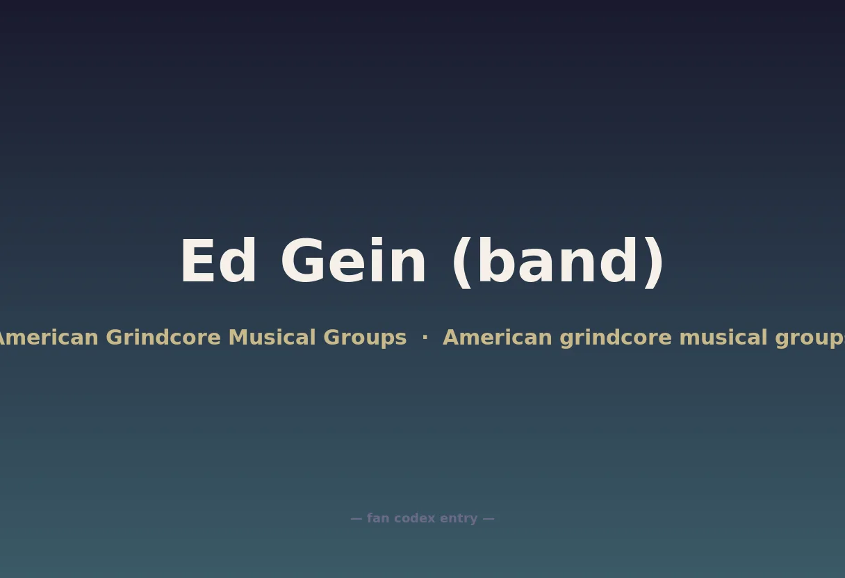 Ed Gein (band)